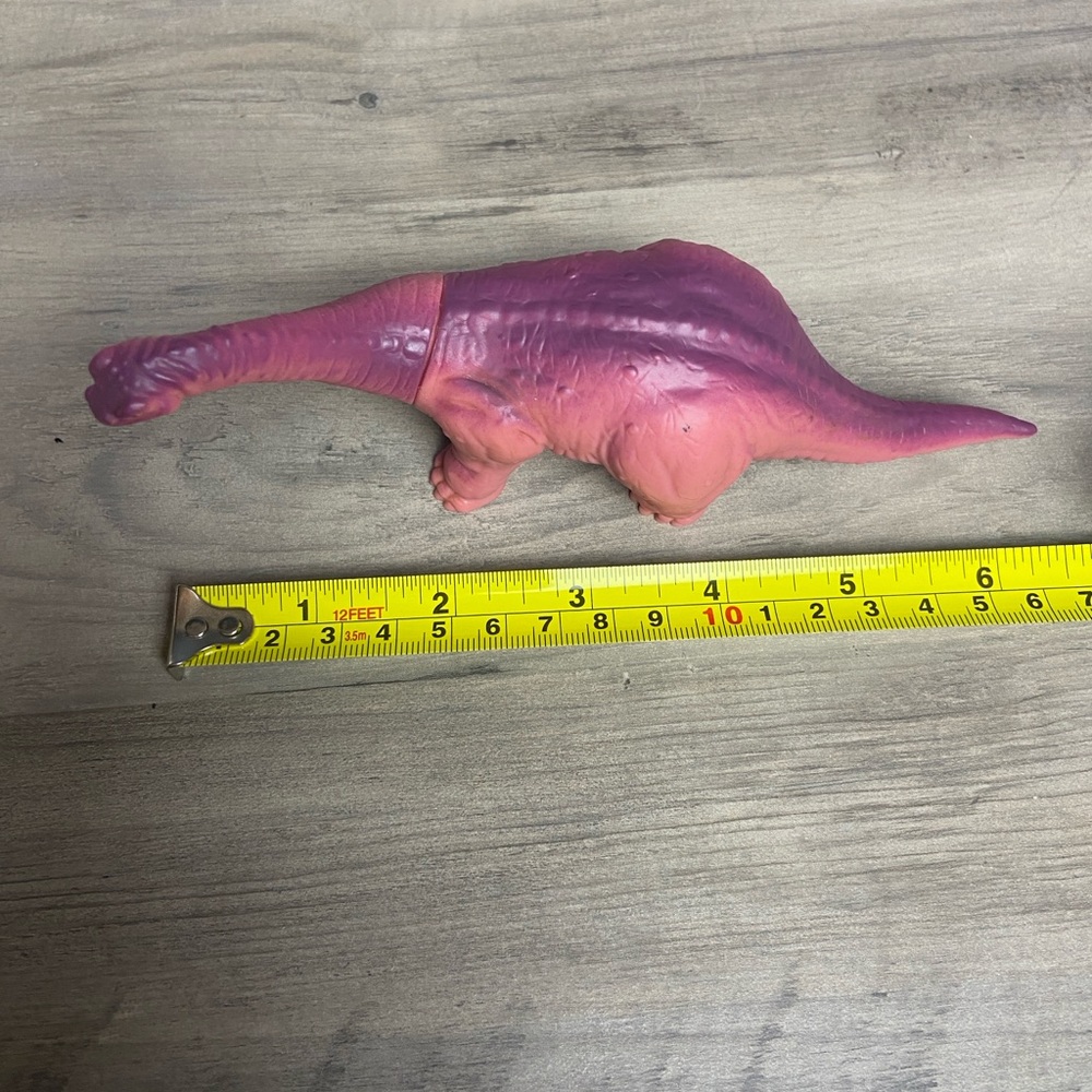 Playskool Definitely Dinosaur Apatosaurus Toy Vintage Action Figure Pink‎ B 1988 - Picture 10 of 10